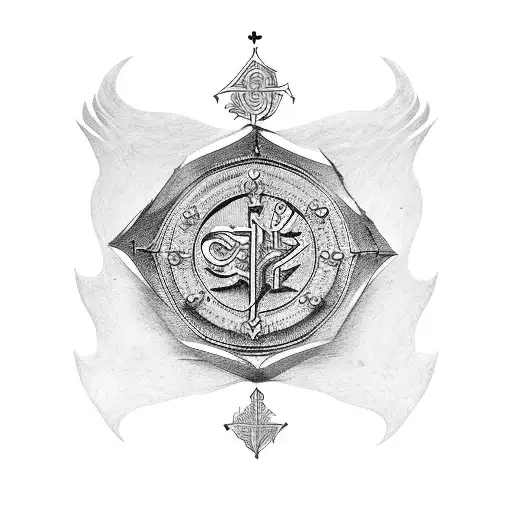 bible psalm 27 tattoo design idea