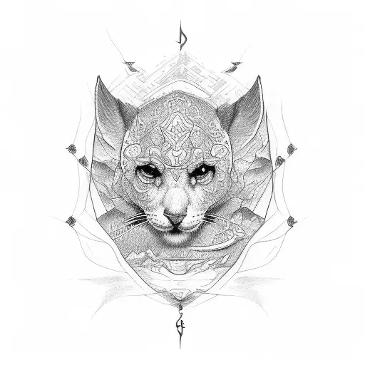 psalm 27 tattoo design idea