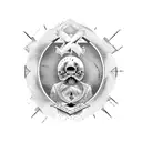 bible psalm 27 tattoo design idea