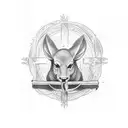 bible psalm 27 tattoo design idea