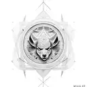 psalm 27 tattoo design idea