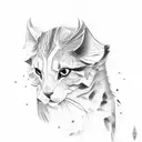 psalm 27 tattoo design idea