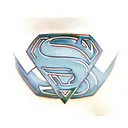 Superman logo tattoo design idea