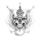 nautical tattoo tattoo design idea