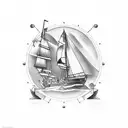 nautical tattoo tattoo design idea