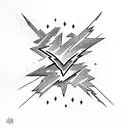 Lightning Bolt tattoo design idea