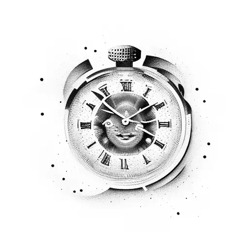 time don't measures in clocks is measured in moments   tattoo design idea