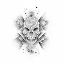 EVERY THING HAPPENS FOR A REASON tattoo design idea