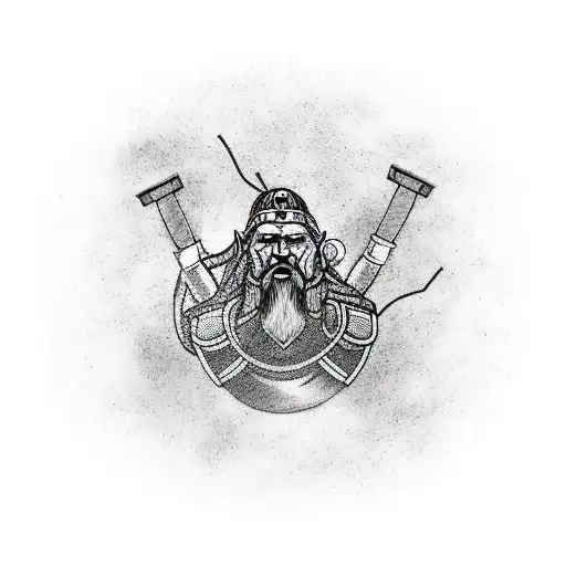 electrician mayas thor viking tattoo design idea