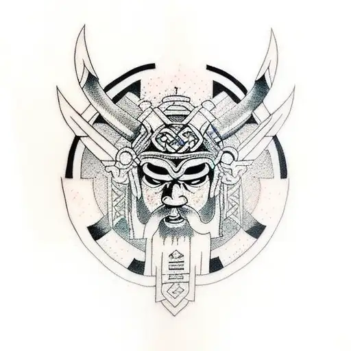 electrician mayas thor viking tattoo design idea