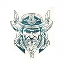electrician mayas thor viking tattoo design idea