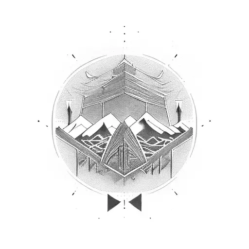 Los Angeles with Downtown LA tattoo design idea