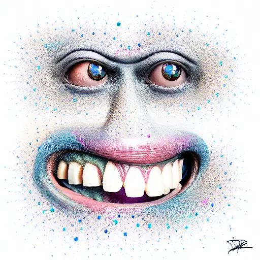 Smile  tattoo design idea