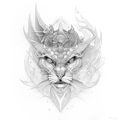 Sol con mar tattoo design idea