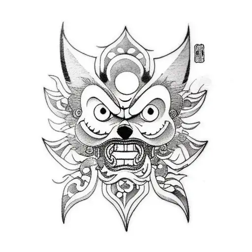 luffy  tattoo design idea