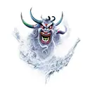 dancing devil tattoo design idea