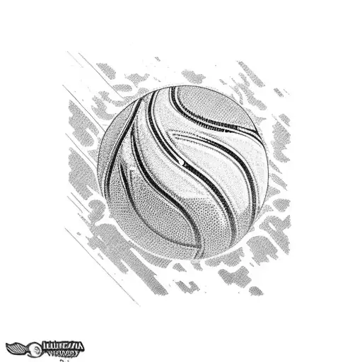 haikyuu hinata hitting a ball tattoo design idea
