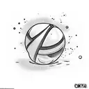 haikyuu hinata hitting a ball tattoo design idea