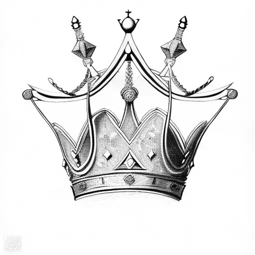 Three King's Crown tattoo design idea
