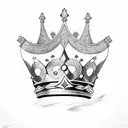 Three King's Crown tattoo design idea