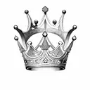 Three King's Crown tattoo design idea