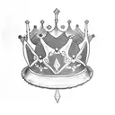 Three crowns  tattoo design idea