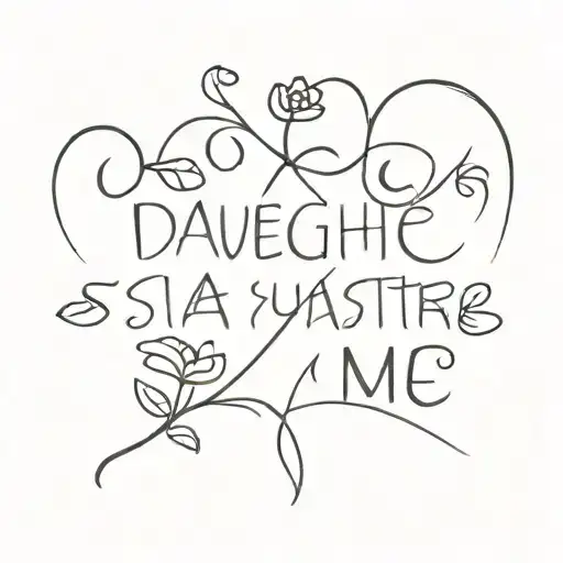 step daughter that saved me  tattoo design idea