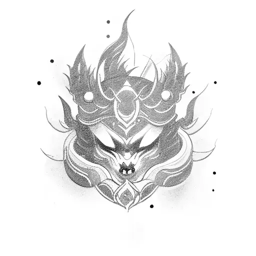 Asura tattoo design idea