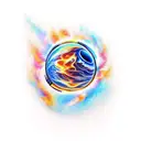 planets, space shipe, flames , sleeve , astronaut tattoo design idea