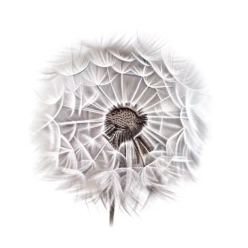 Dandelion tattoo design idea