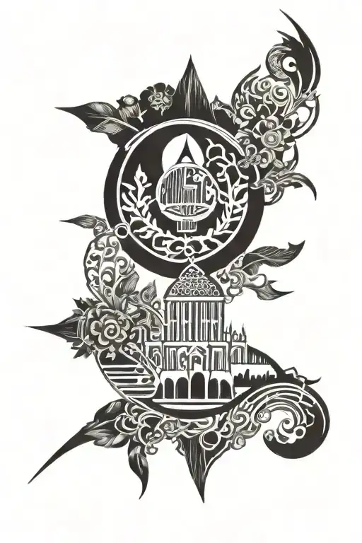 palestine symbol tattoo design idea