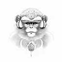 three monkeys,  Mizaru, seeing no evil; Kikazaru,hearing no evil; Iwazaru,  tattoo design idea