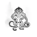 three monkeys,  Mizaru, seeing no evil; Kikazaru,hearing no evil; Iwazaru,  tattoo design idea