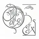 Arabic calligraphy tattoo design idea