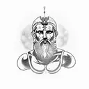 Zeus tattoo design idea