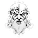 Zeus tattoo design idea