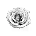 Irish rose  tattoo design idea