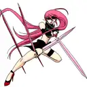 stiletto razor tattoo design idea