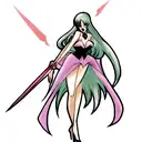 stiletto razor tattoo design idea