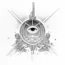 dark side of the moon tattoo design idea