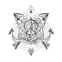 Pisces Libra Sagittarius  tattoo design idea