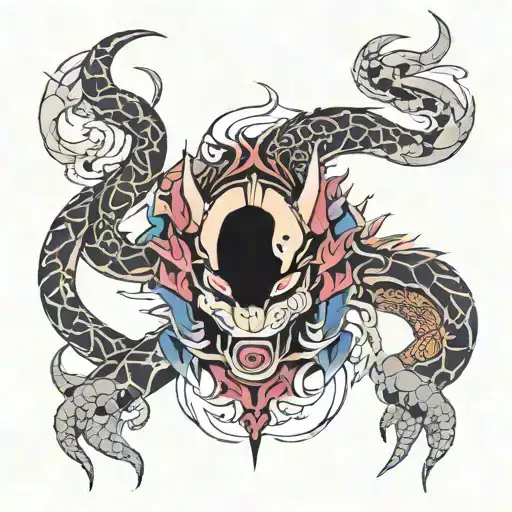 Yami Sukehiro from the anime tattoo design idea