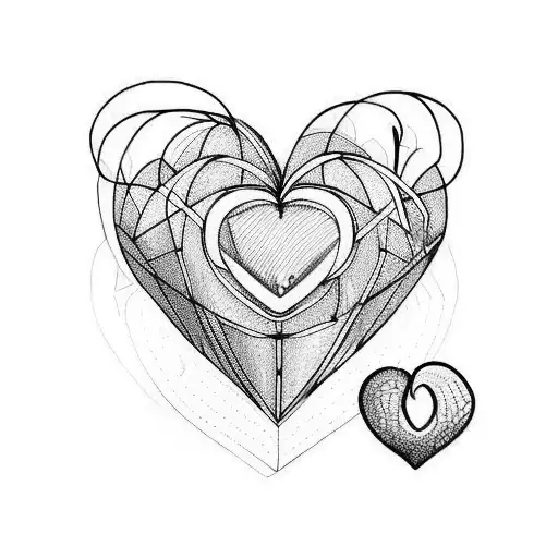 Crying Heart tattoo design idea