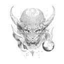 rave tattoo design idea