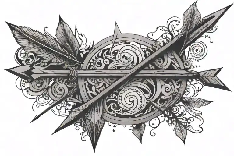 arrow tattoo for accountants tattoo design idea