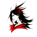 Phoenix Black ando red tattoo design idea