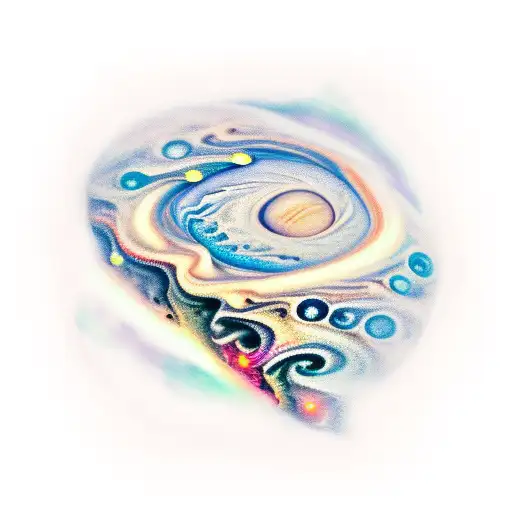 jupiter  tattoo design idea