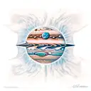 jupiter  tattoo design idea