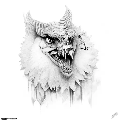 hunting tattoo design idea