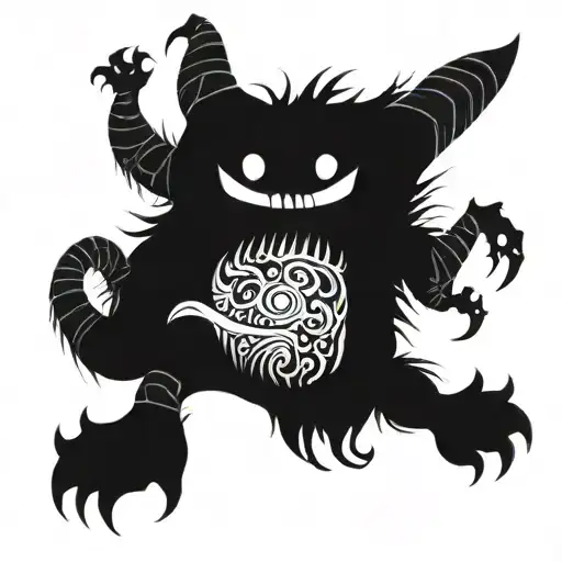 Loughcraft's monster   tattoo design idea